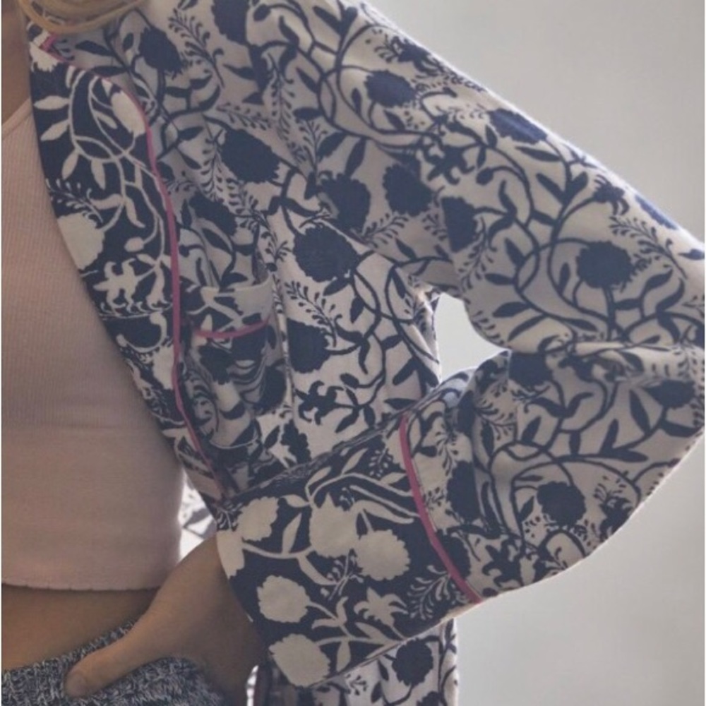 Anthropologie Cornelia O’Donovan Sweet Dreams Flannel Pajama Top Size M New Tag - Picture 2 of 10